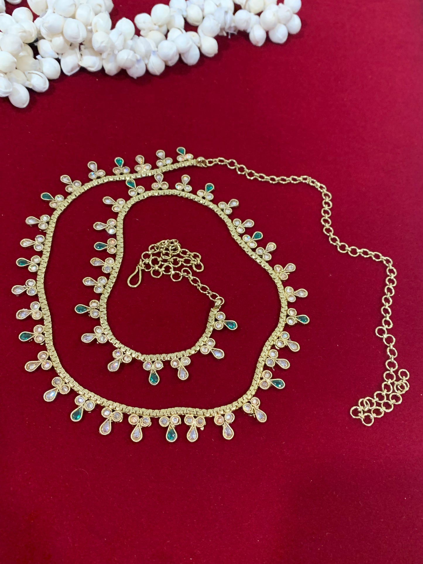 Polki waist chair / waist belt / kamar bandh / body chain / one size / belly chain