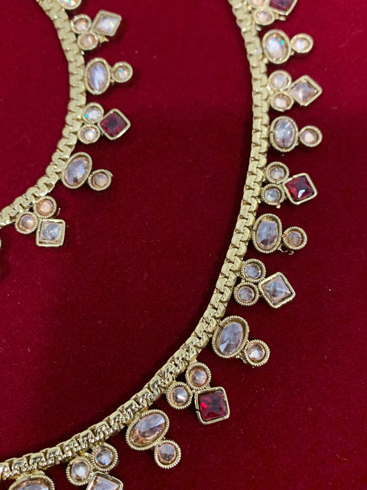 Polki waist chair / waist belt / kamar bandh / body chain / one size / belly chain