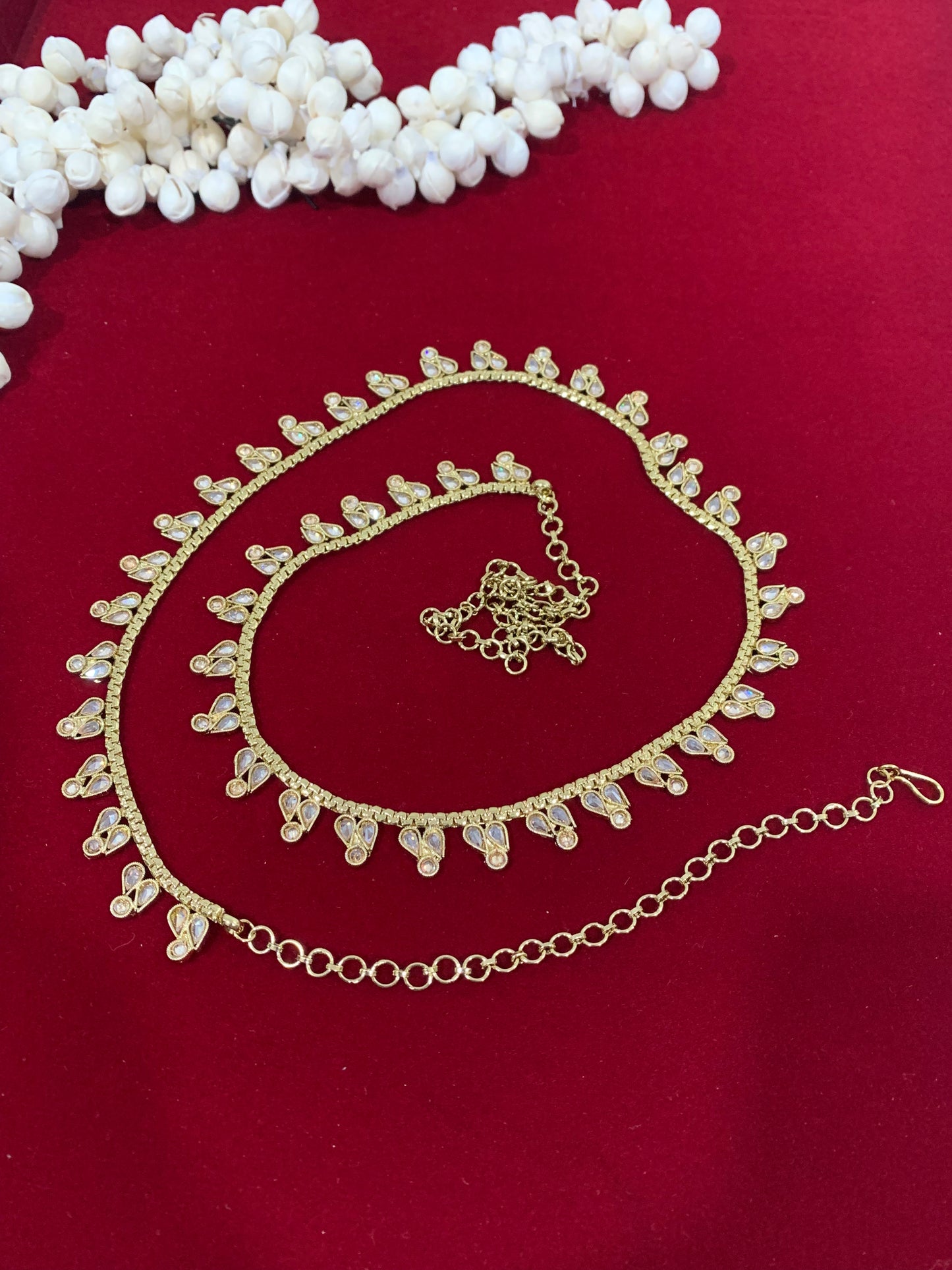 Polki waist chair / waist belt / kamar bandh / body chain / one size / belly chain