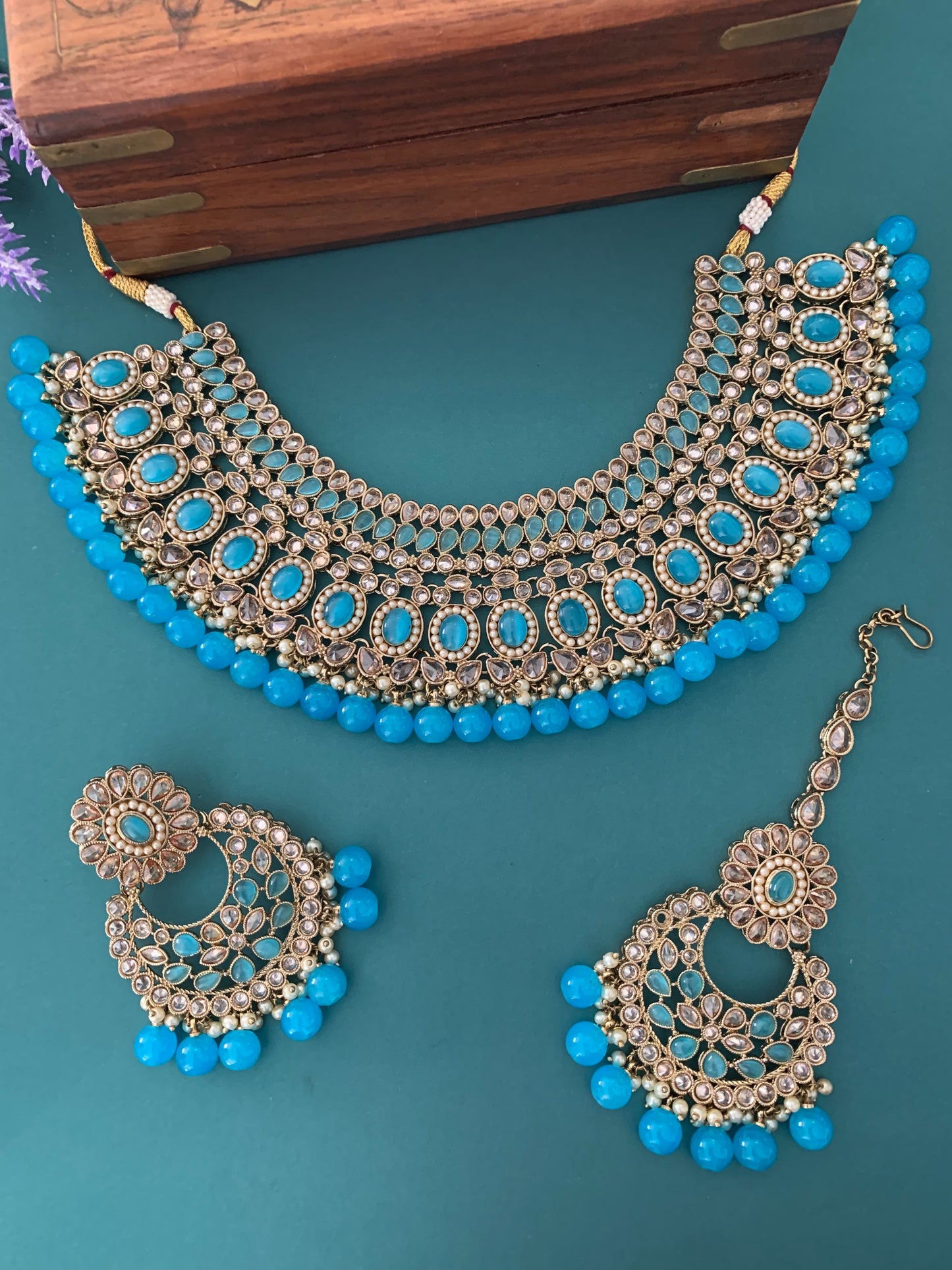 Polki necklace joana