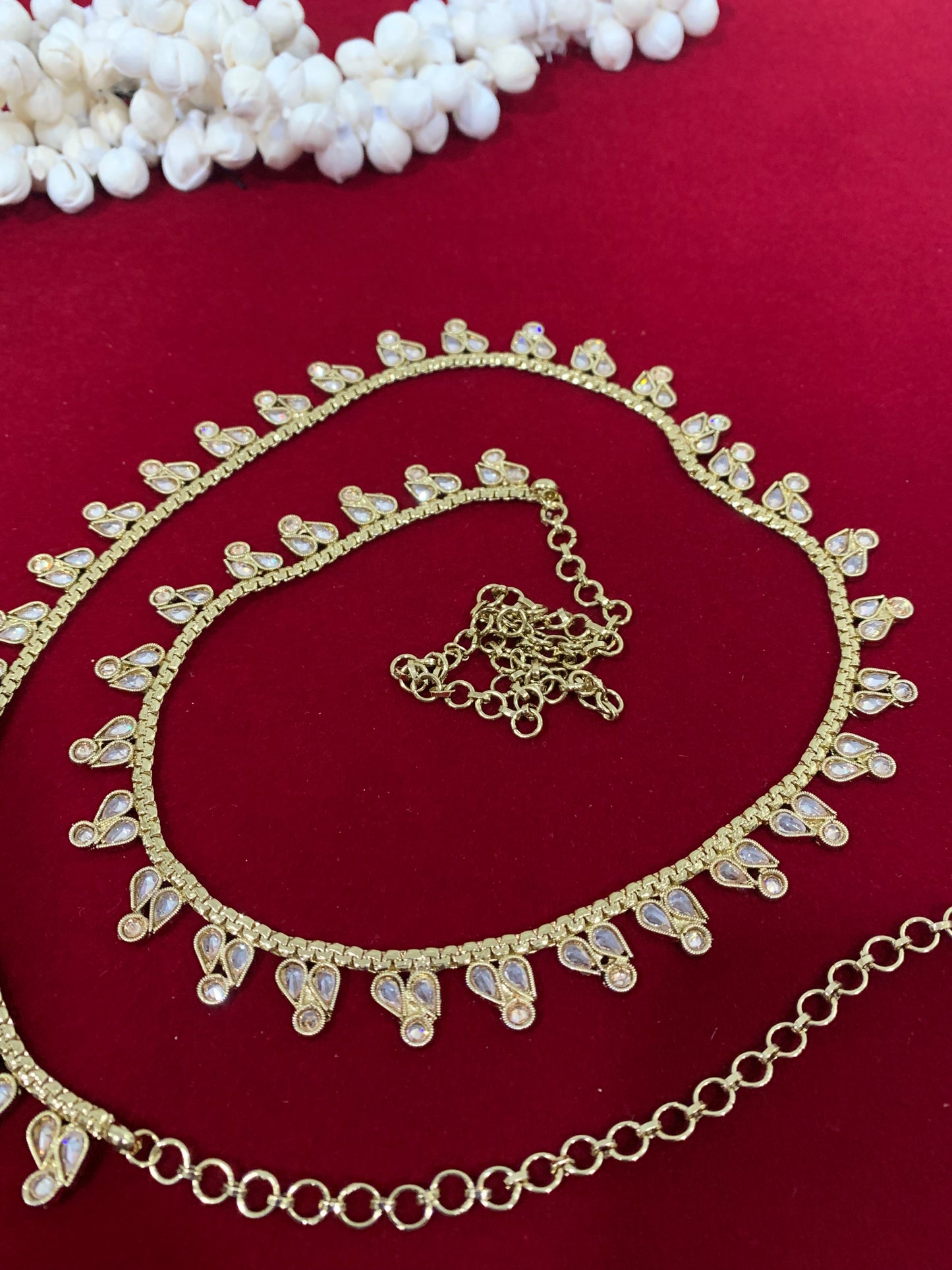 Polki waist chair / waist belt / kamar bandh / body chain / one size / belly chain