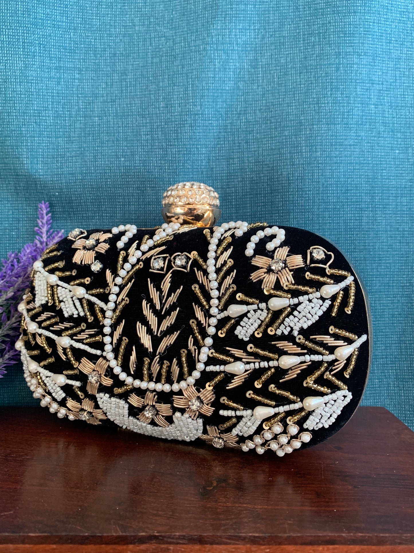 Women handbag/clutch black