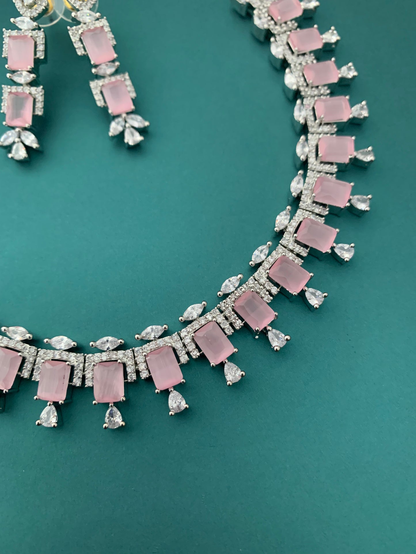 Johara american diamond necklace