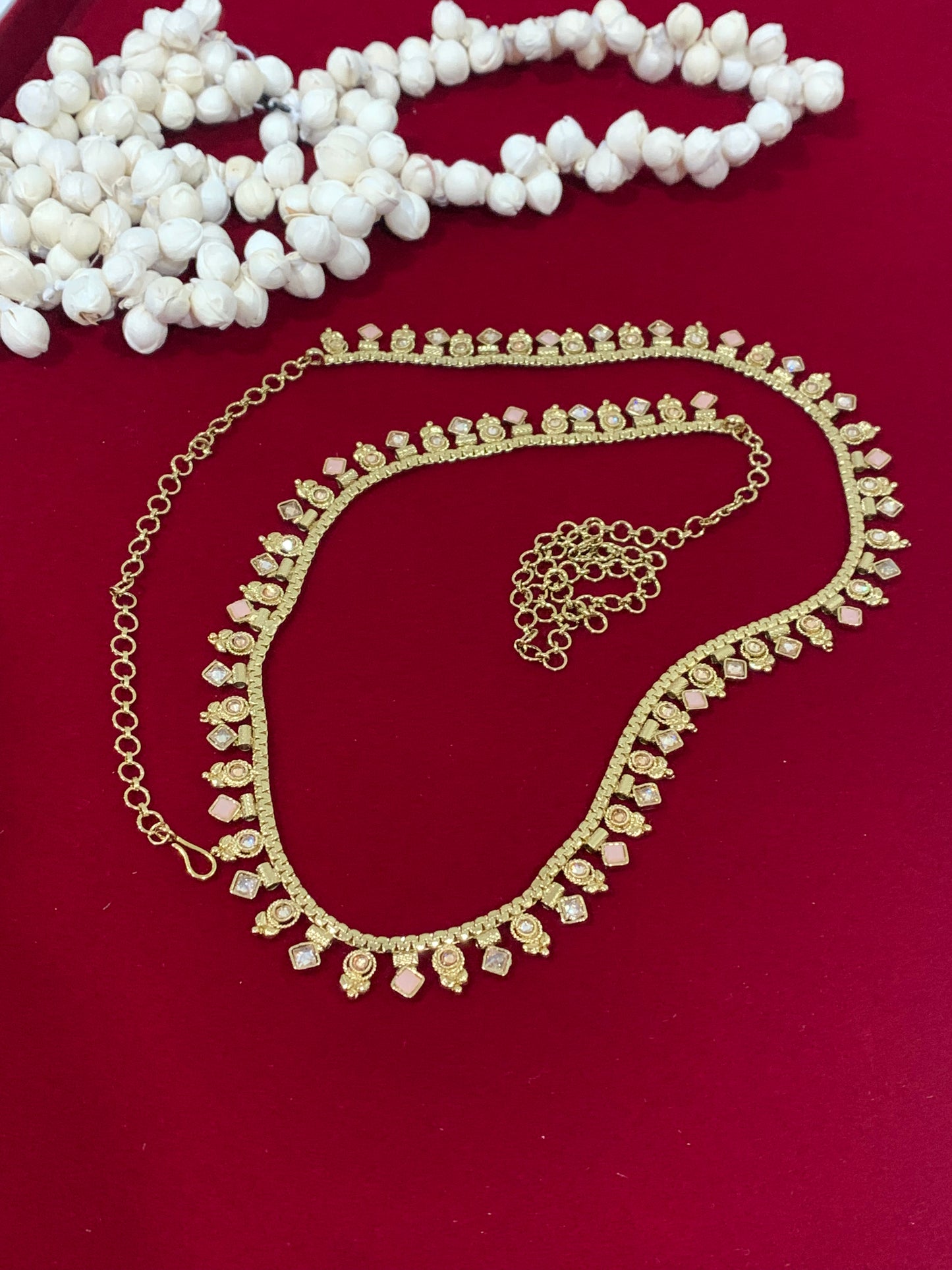 Polki waist chair / waist belt / kamar bandh / body chain / one size / belly chain