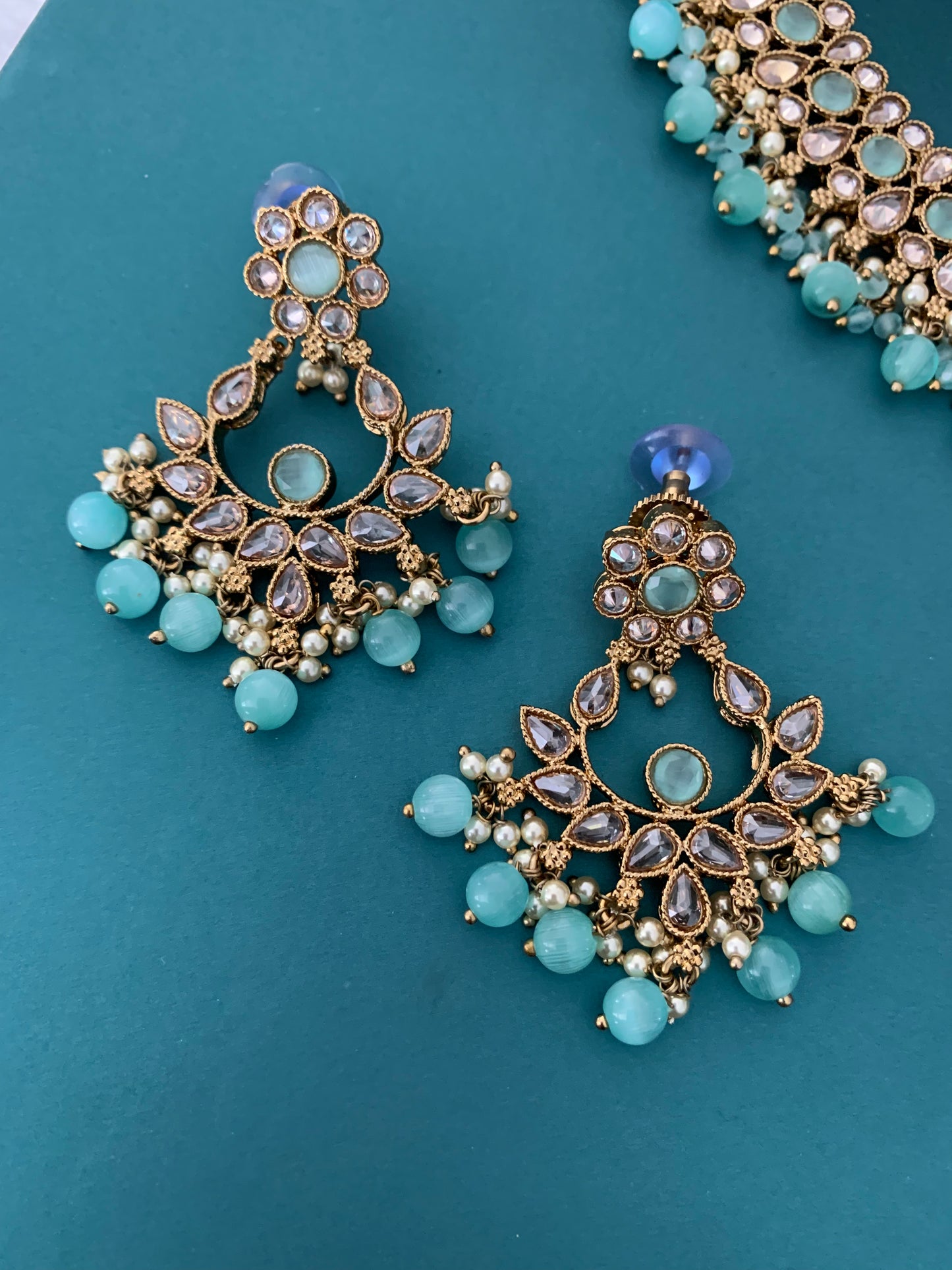 Reverse polki necklace Lori