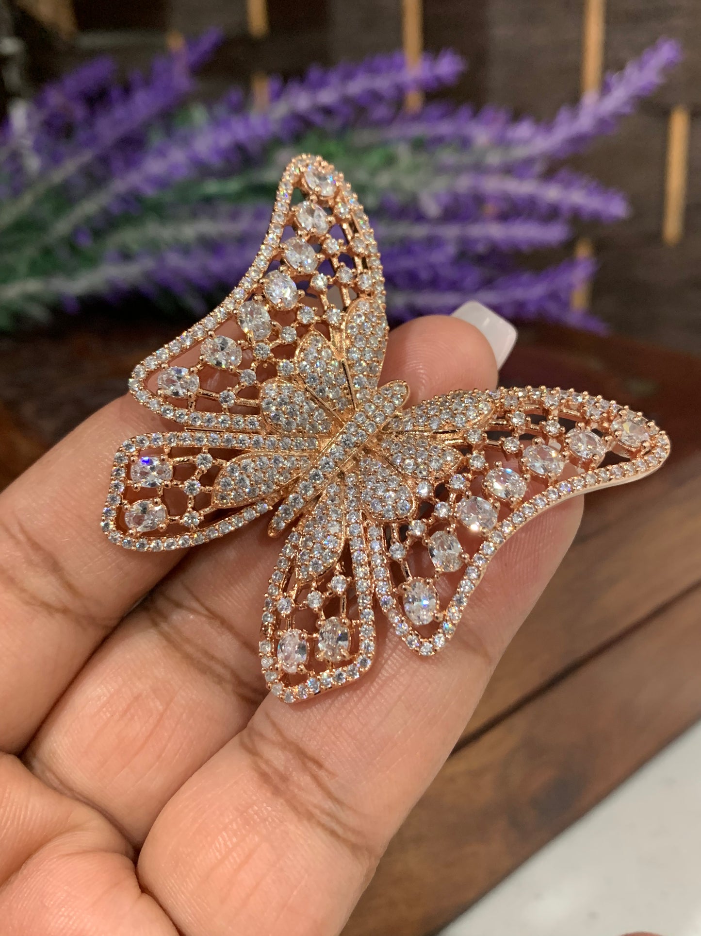 American diamond adjustable ring