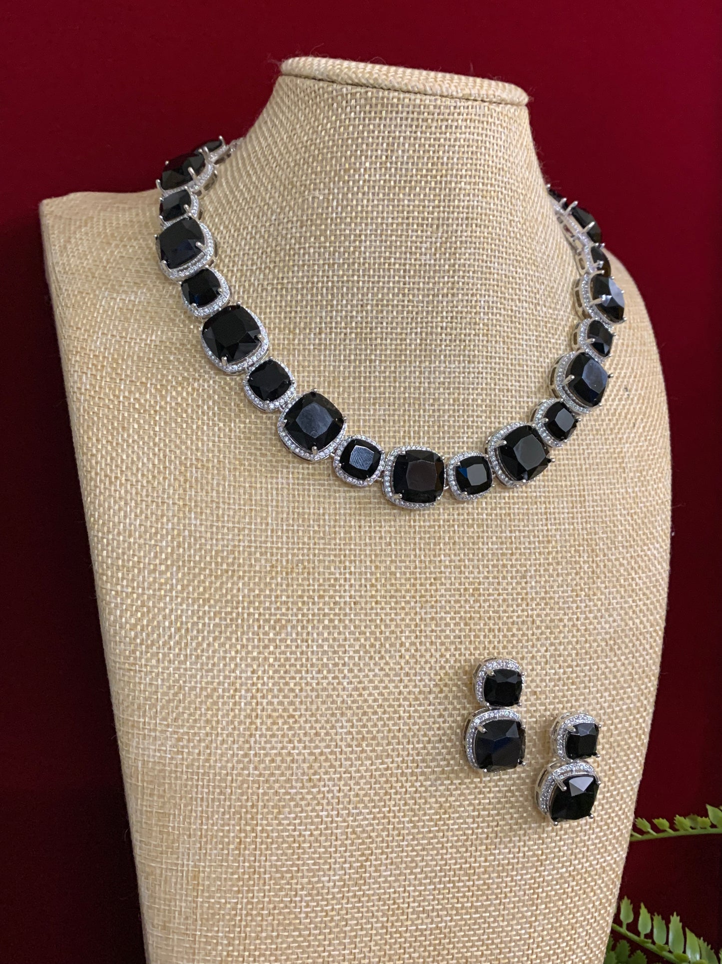 Penny American Diamond stone necklace / choker