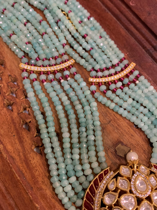 Uncut kundan necklace / mala ileen