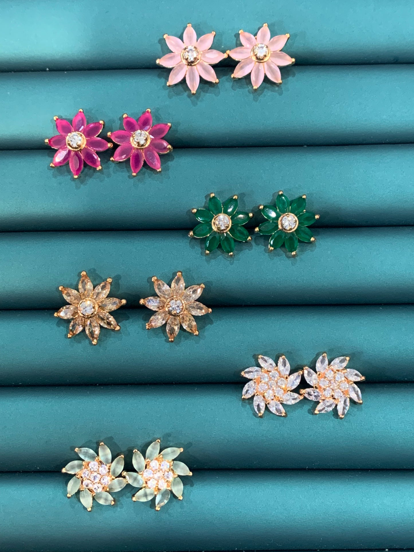 American diamond studs 5