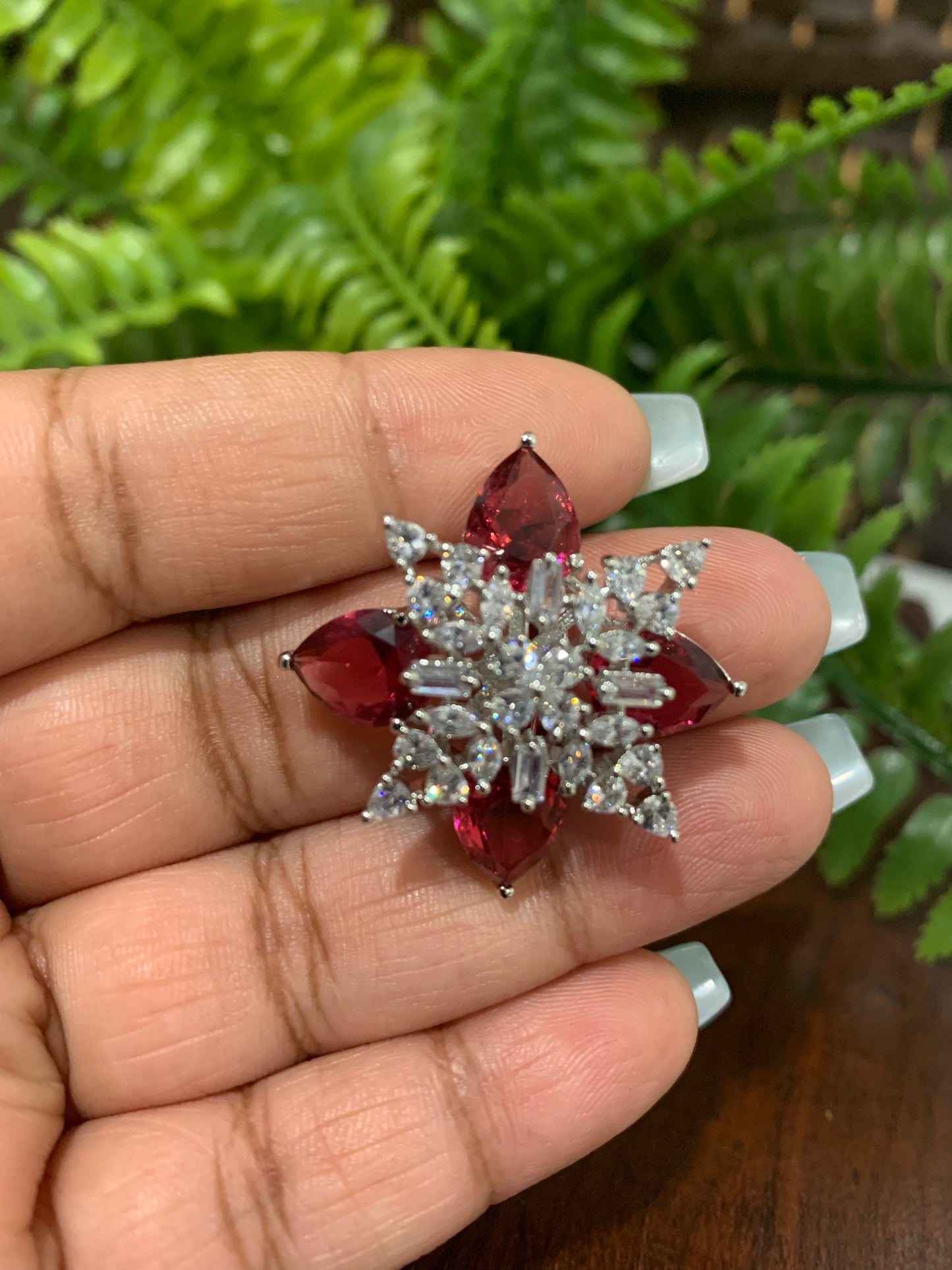 American diamond adjustable ring