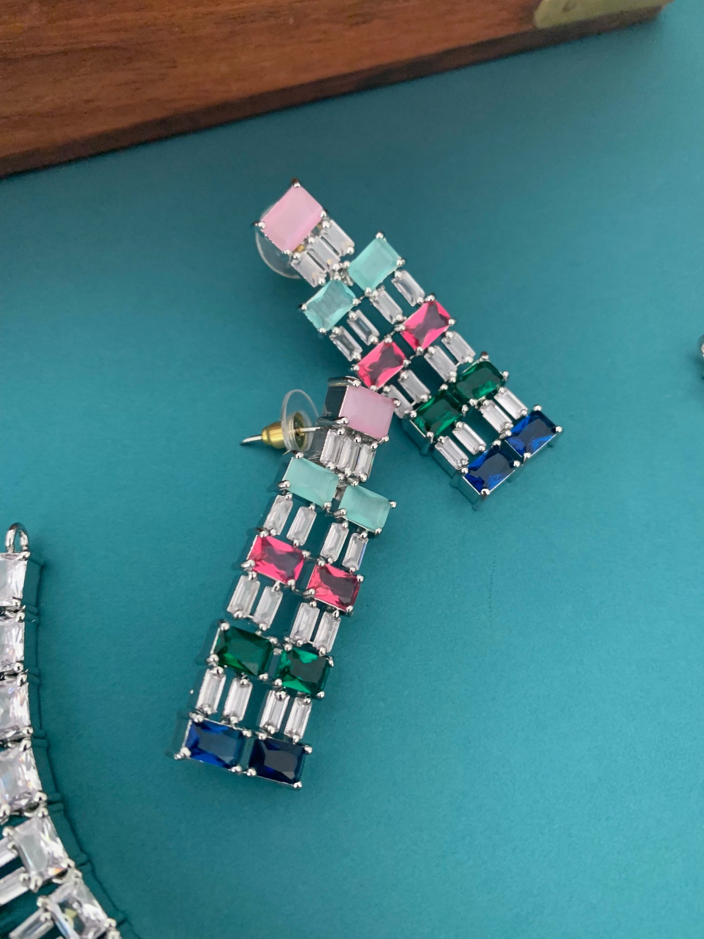 Meer american diamond necklace