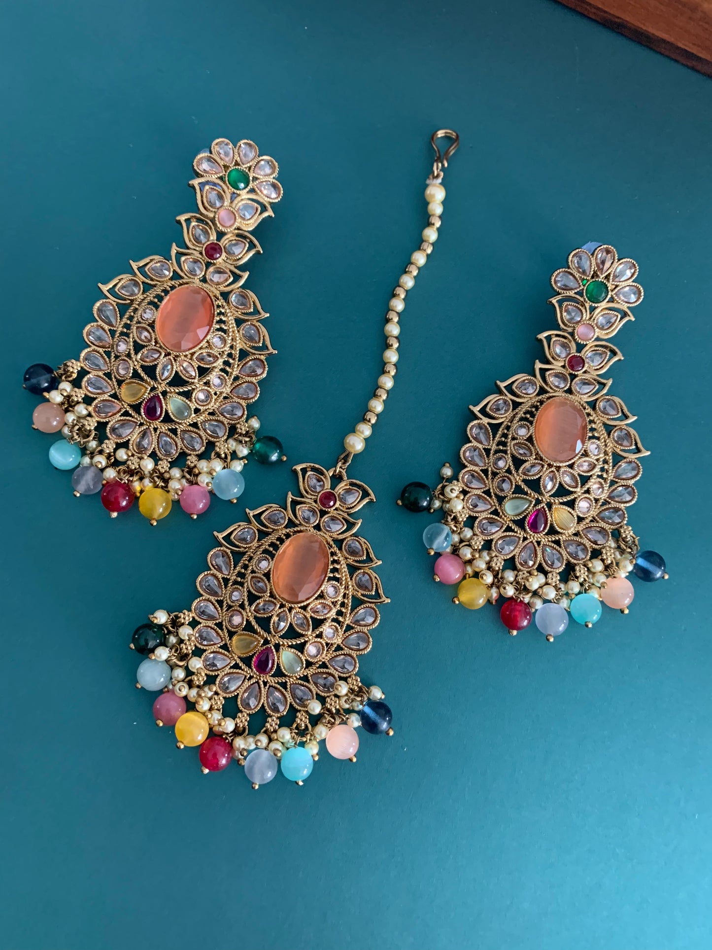Polki tikka set Rihana