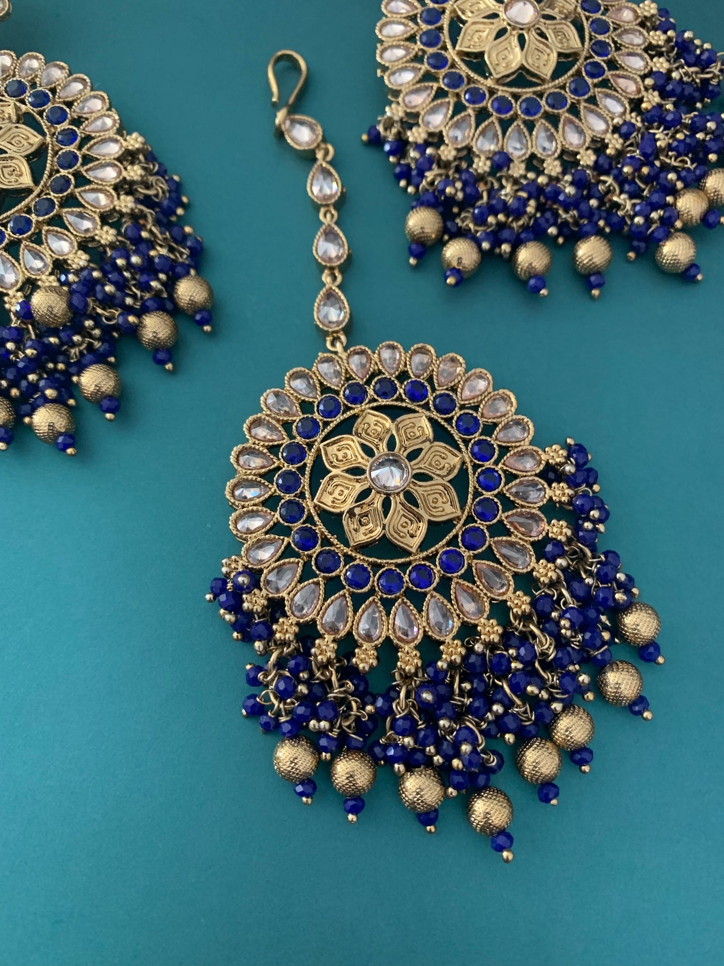 Fiona polki earring tikka