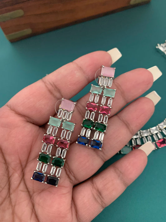 Meer american diamond necklace