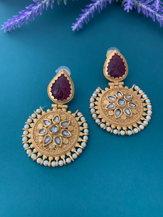 Amrapali kundan earring priyanka