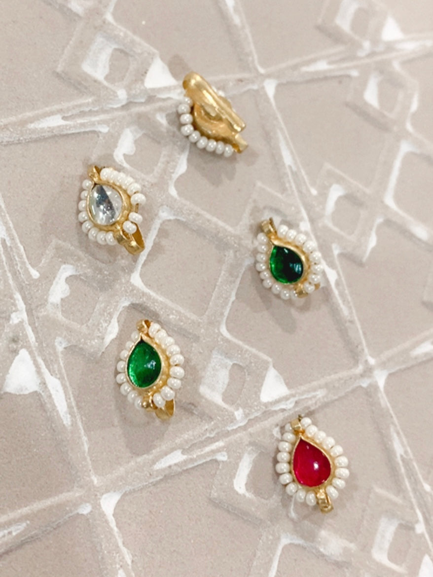 Kundan nose clip