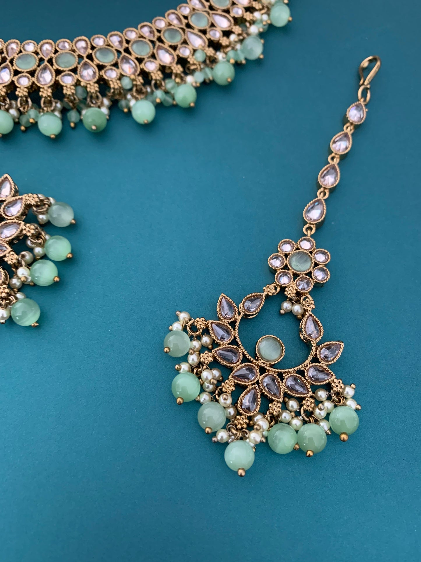 Reverse polki necklace Lori