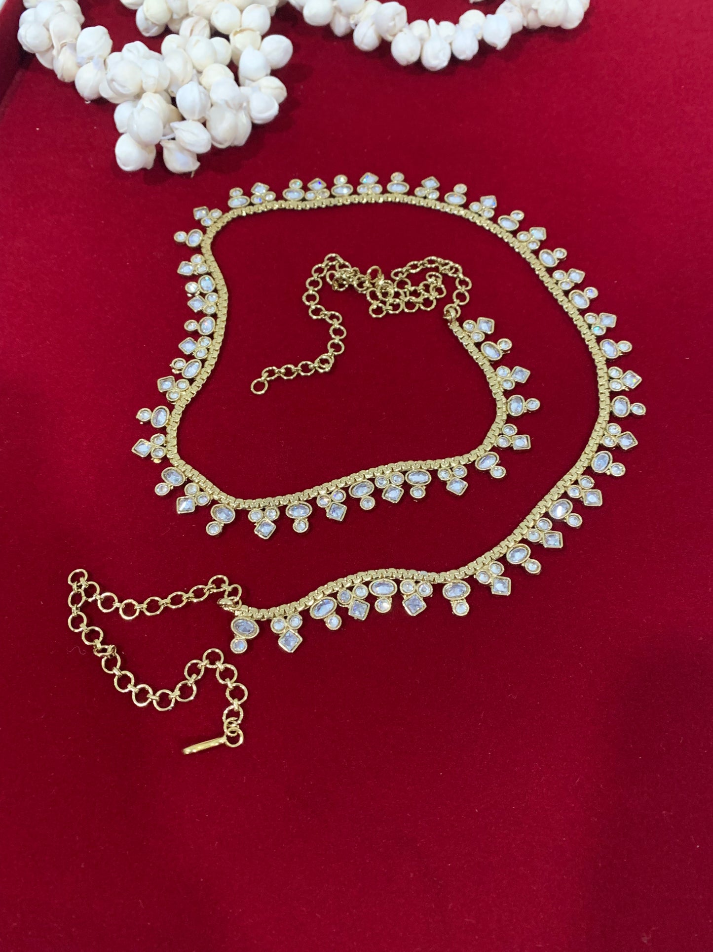 Polki waist chair / waist belt / kamar bandh / body chain / one size / belly chain