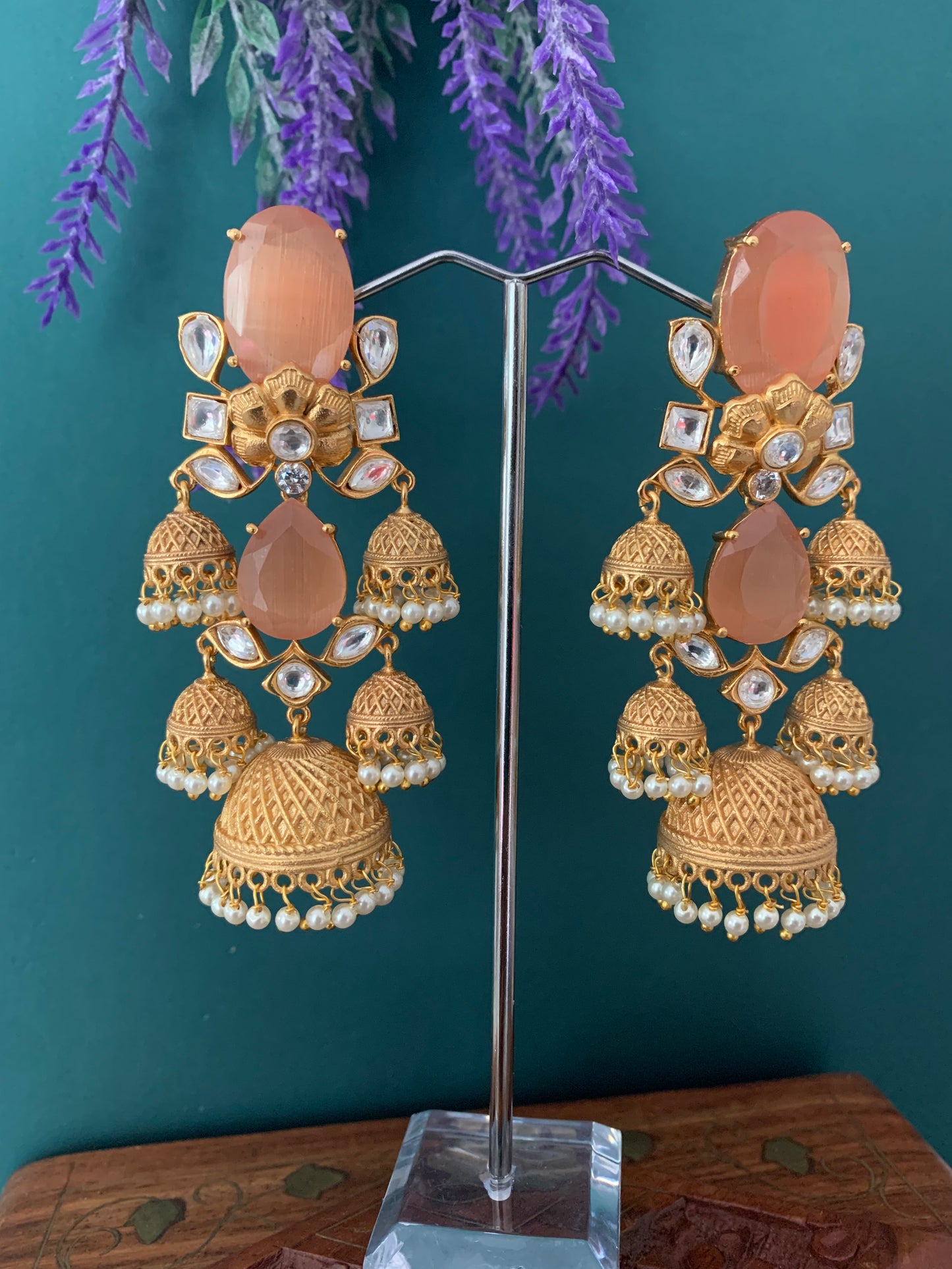 Amrapali kundan earring Savannah