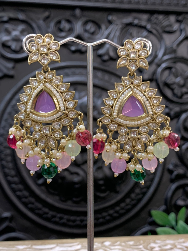 Avery small to medium kundan earring