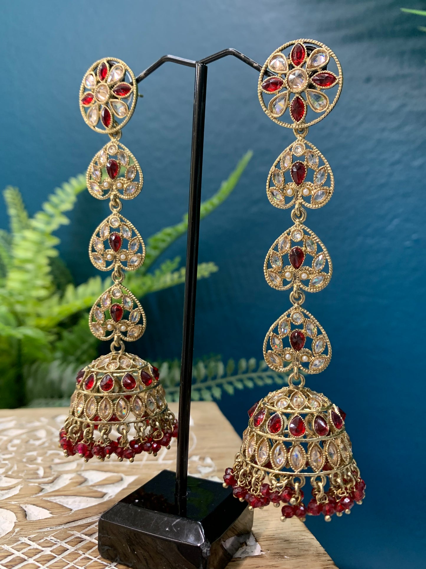 Suzane reverse polki jhumki