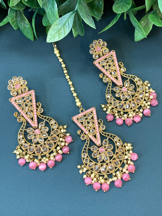 Polki tikka set joana in onion pink