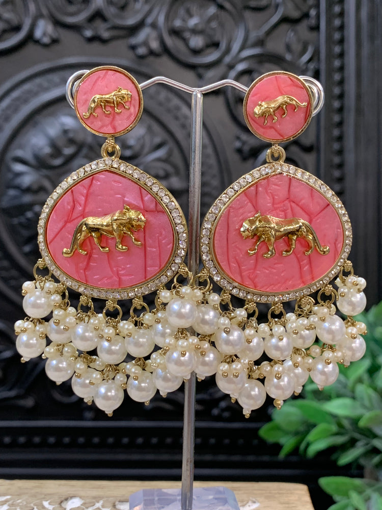 Sabyasachi inspired kundan earring tanna white grapefruit