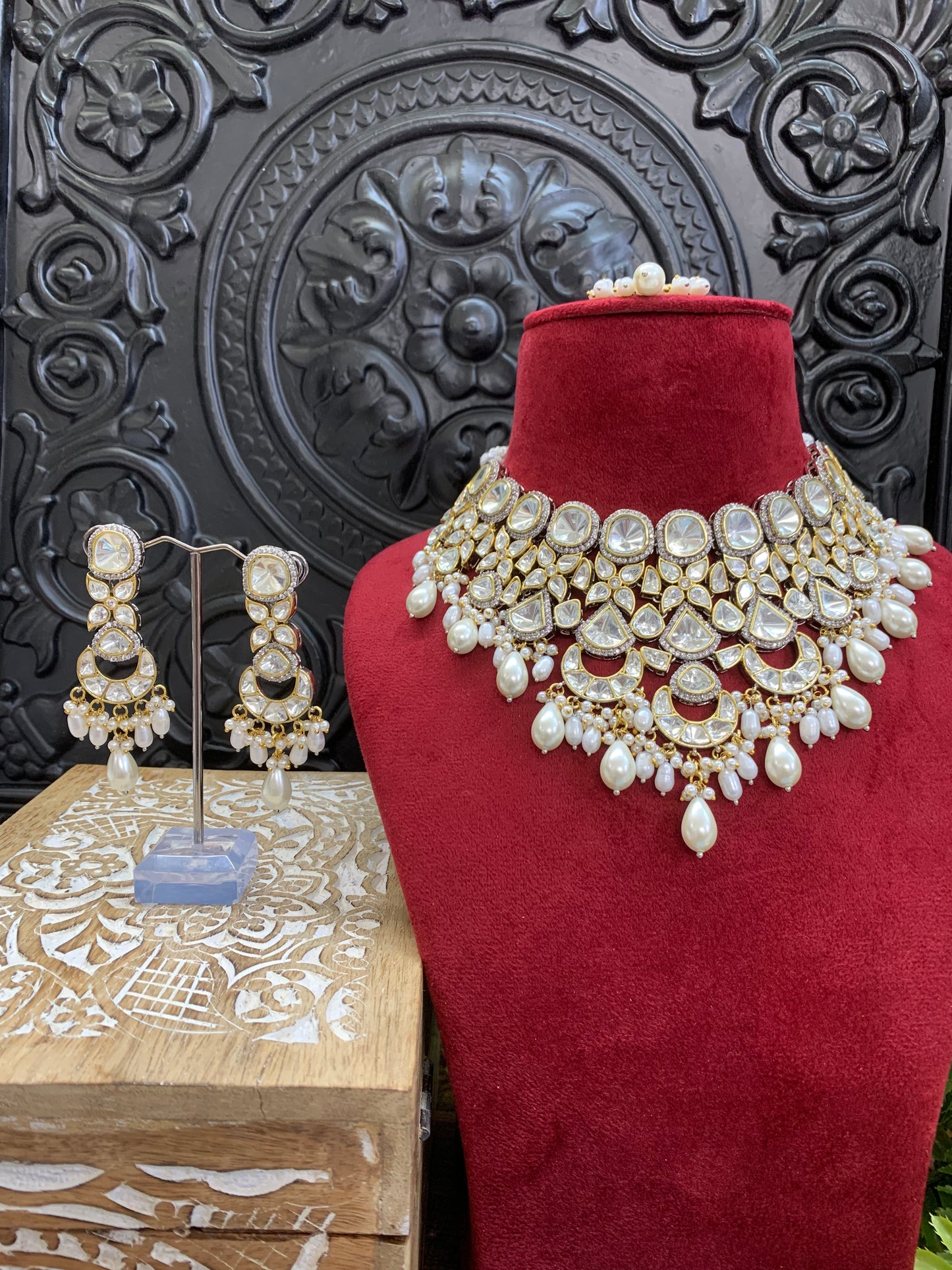 Uncut kundan semi bridal set Aria