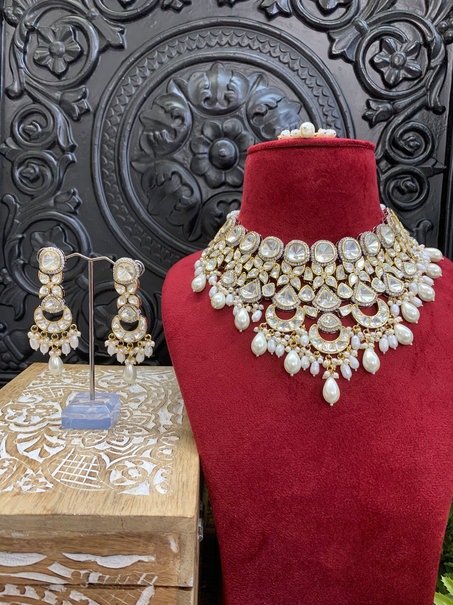 Uncut kundan semi bridal set Aria