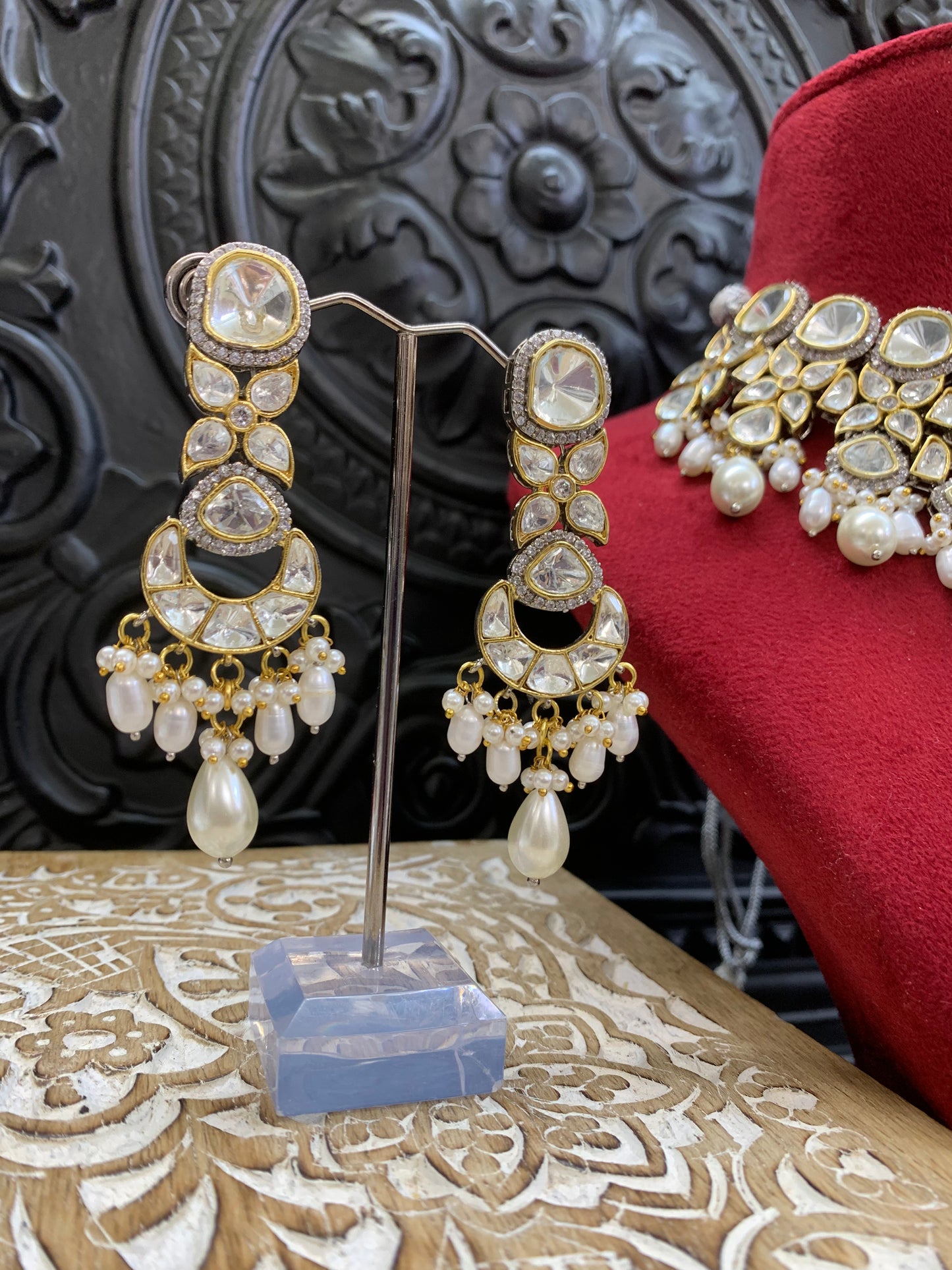 Uncut kundan semi bridal set Aria