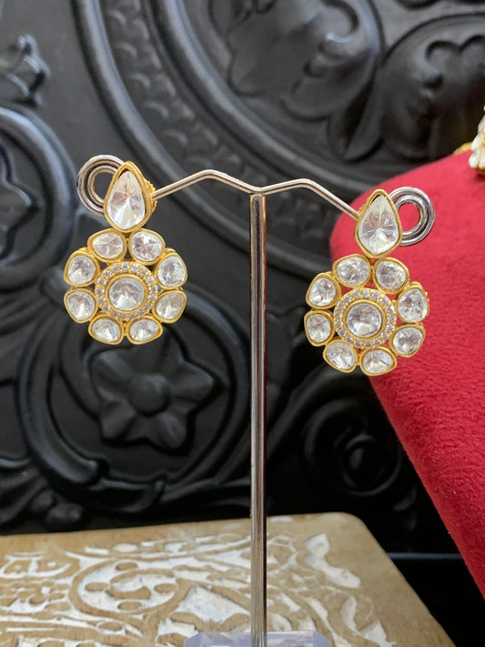 Stacy moissanite kundan choker / necklace