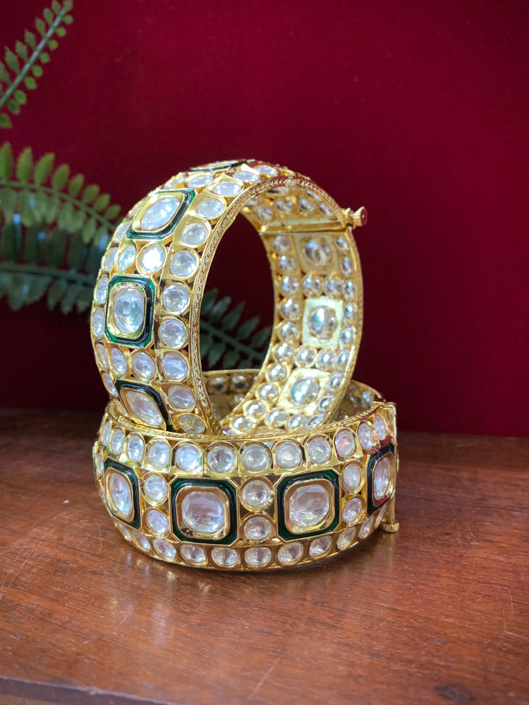 Emani kundan bangle bracelets