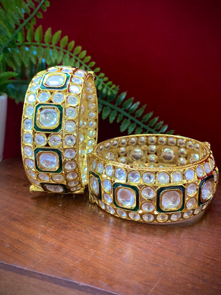 Emani kundan bangle bracelets