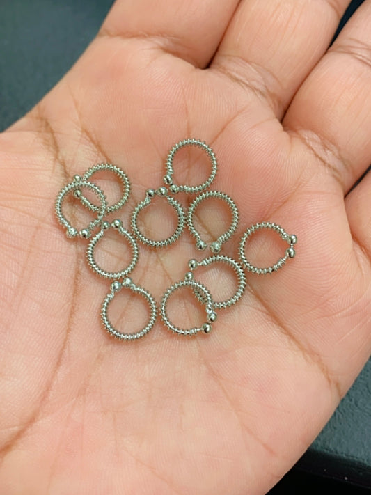 Silver  nose clip
