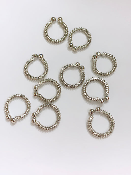 Silver  nose clip