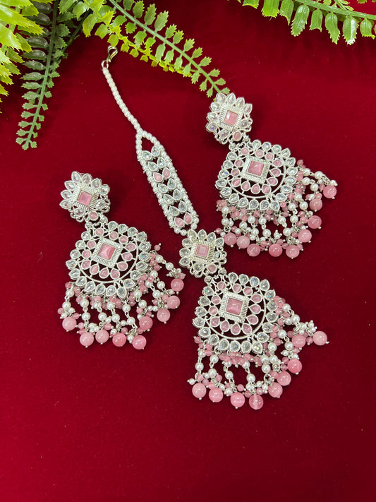 Chandni polki earring tikka