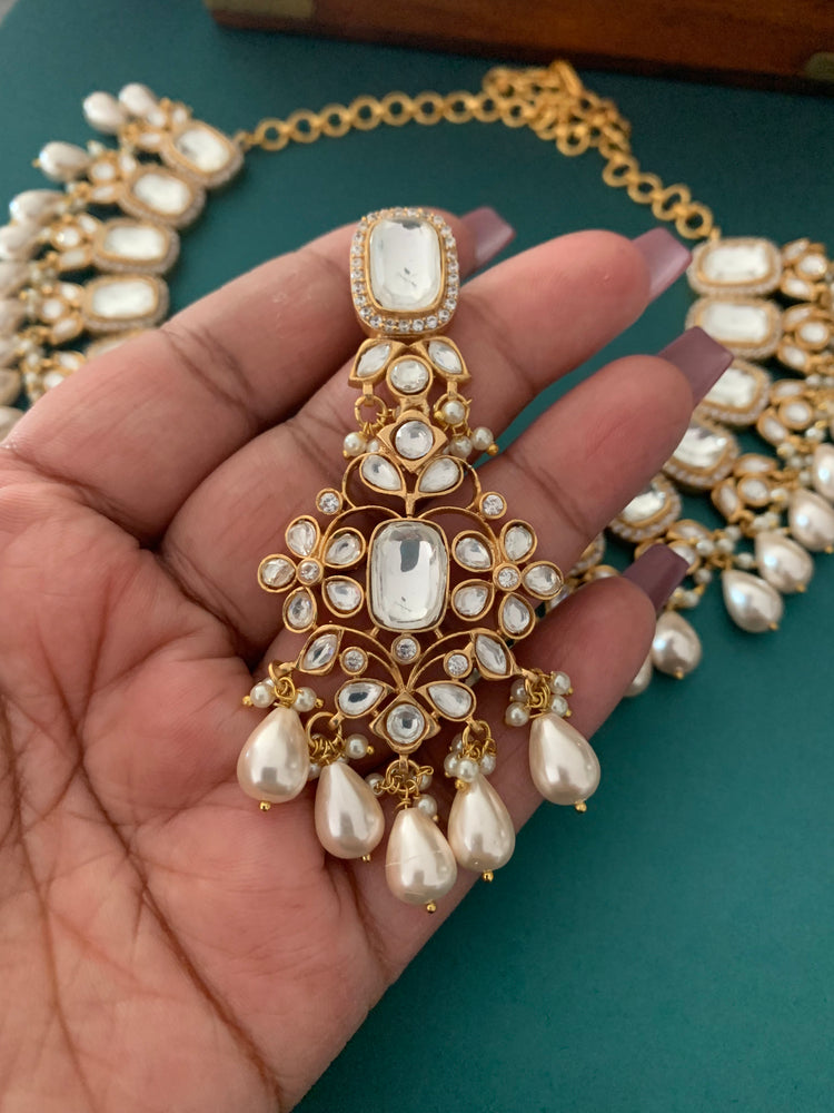 Sujana uncut kundan necklace