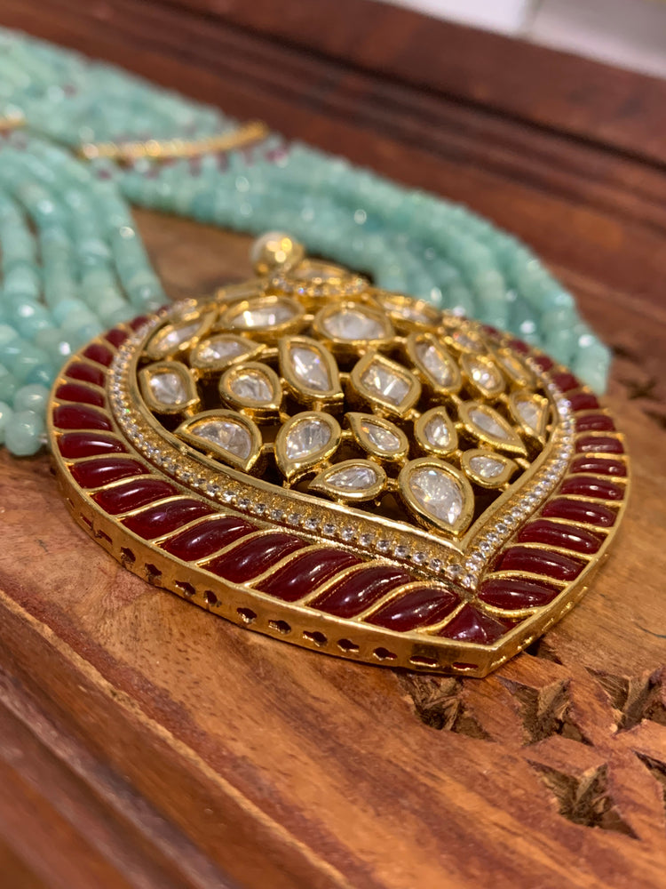 Uncut kundan necklace / mala  ileen