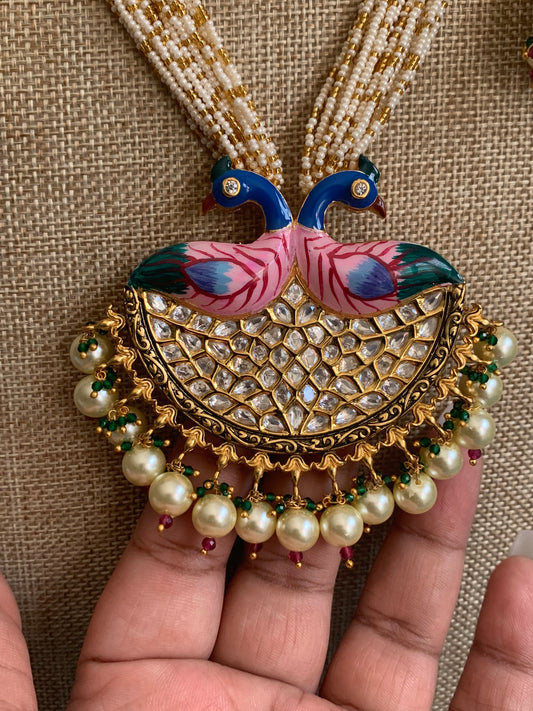 Amrapali inspired mount and tyanni kundan mala set