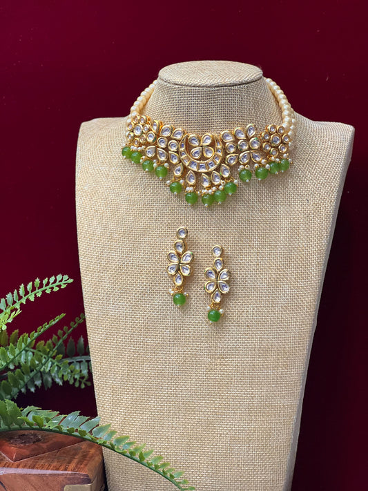 Kundan choker necklace