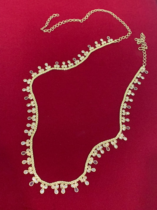 Polki waist chair / waist belt / kamar bandh / body chain / one size / belly chain