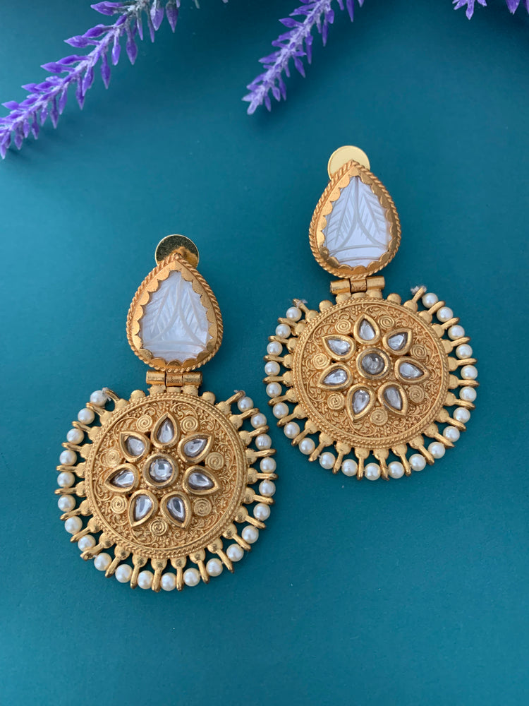 Amrapali kundan earring priyanka