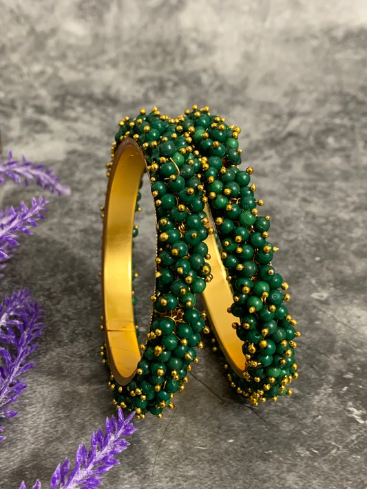 Piper bangle in green