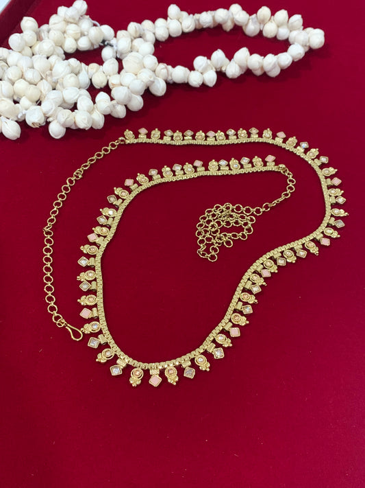 Polki waist chair / waist belt / kamar bandh / body chain / one size / belly chain