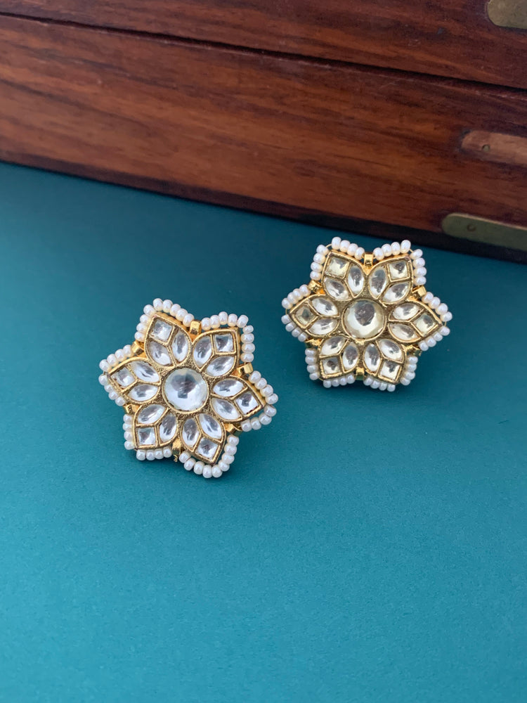 Pachi kundan studs SITARA