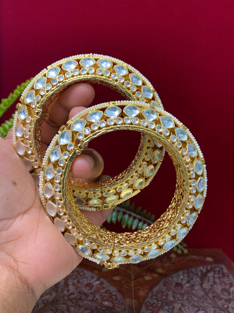Prachi kundan pacheli style bangle bracelet