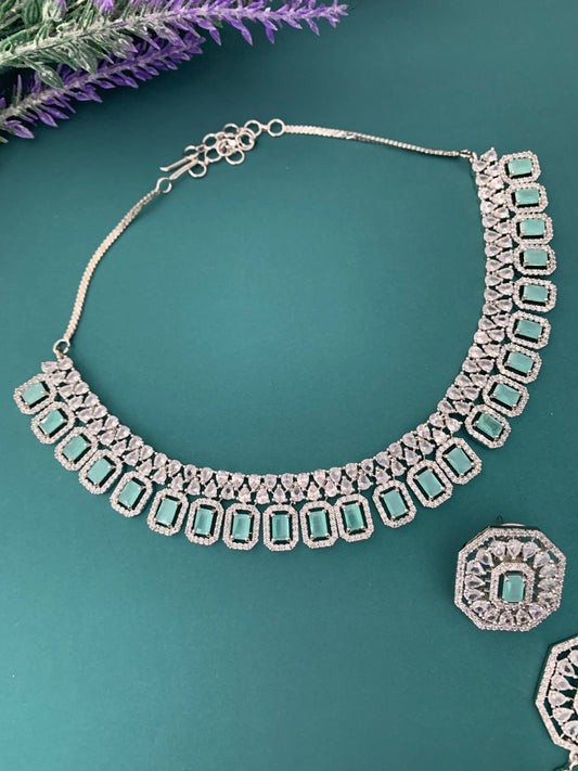 American diamond necklace set