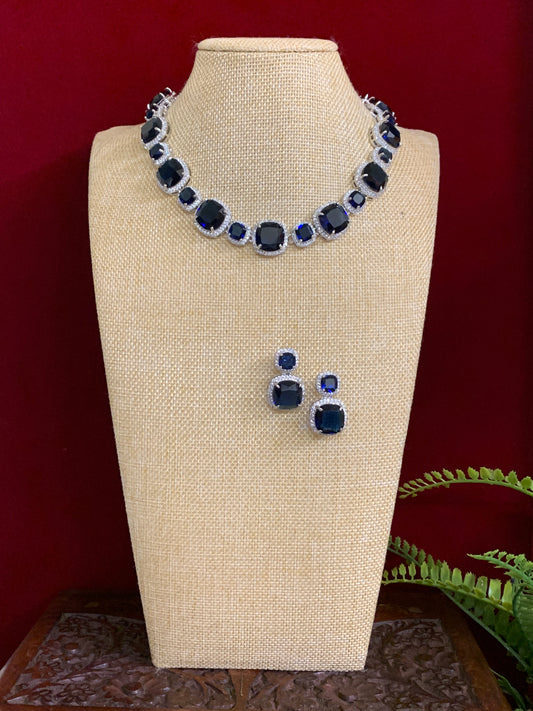Penny American Diamond stone necklace / choker