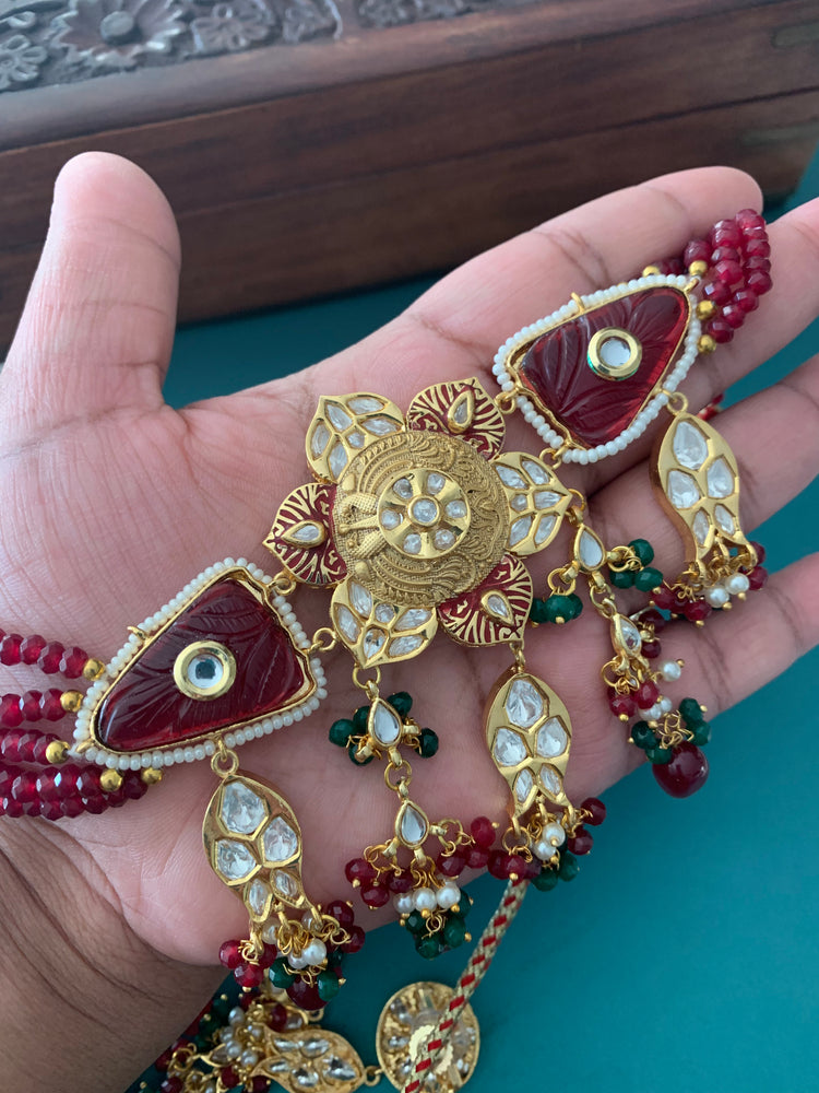 Amrapali inspired set with tyanni work