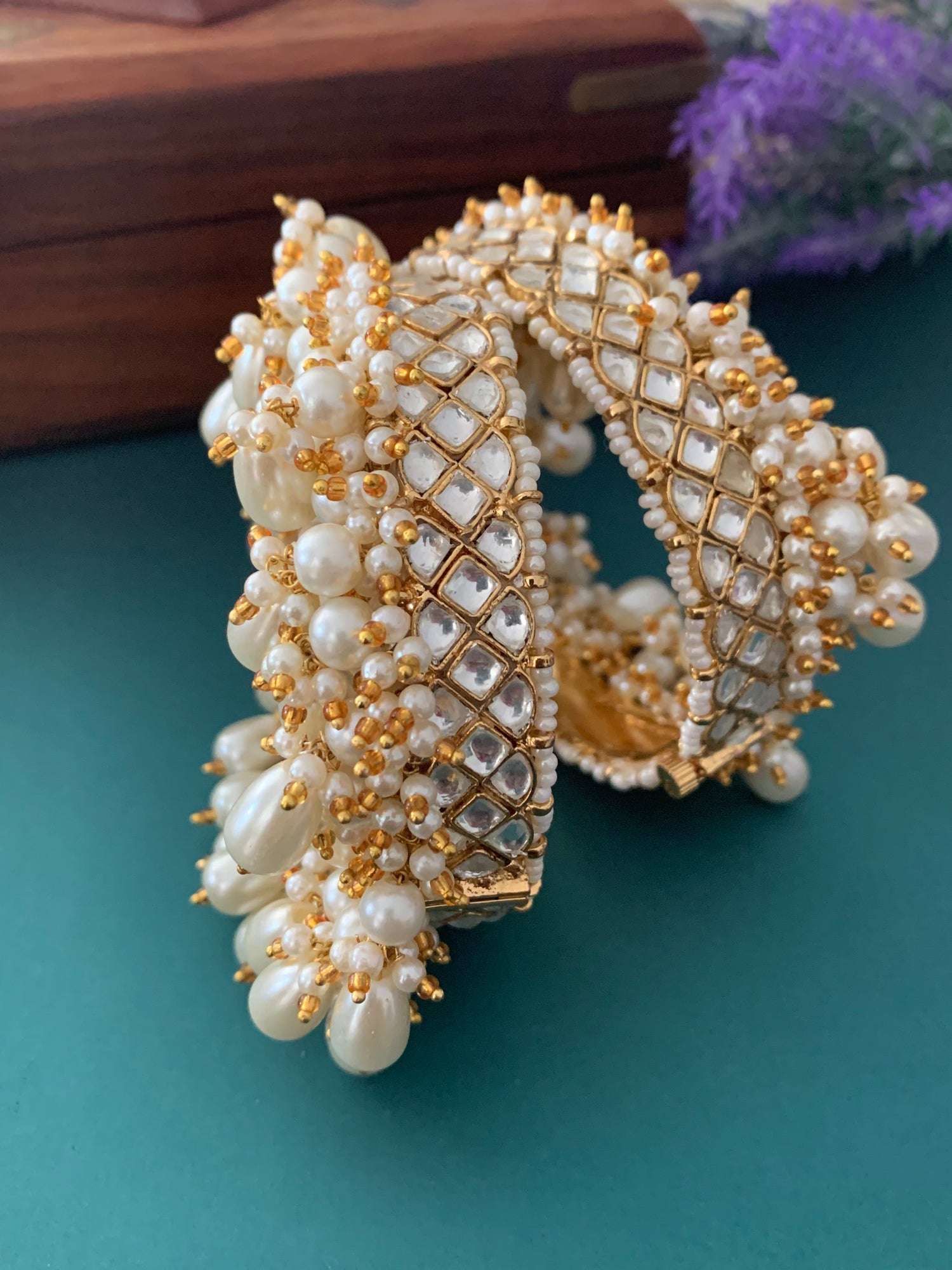 Gold Kundan Bracelets For Women 423 | Best Gold Jewellers